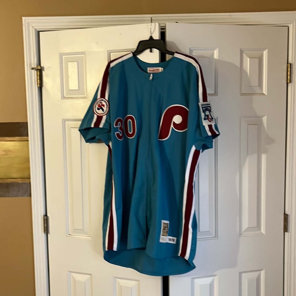 Mitchell & Ness 1976 Dave Cash Philadelphia Phillies jersey